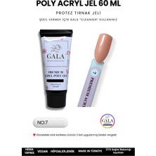 Gala Smart  Acryl Poly Jel Premıum 60 ml Protez Tırnak Jeli No:7