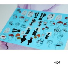 Gala Smart  Stıcker Naıl Art No:md-7