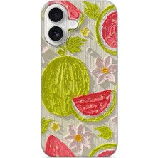 Lelia iPhone 17 Uyumlu Baskılı Şeffaf Telefon Kılıfı | Koleksiyon: Pastelbloom Soft Series