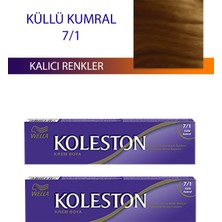 ModaSize 2 Adet Single Tüp Boya Saç Boyası Küllü Kumral 7/1