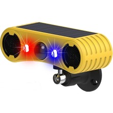 Gaman PM-26950GÜNEŞ Enerjili Solar Alarm 4 Mod Yabani Hayvan Kovucu Hareket Sensörlü Bahçe Arazi Dış Mekan Alarmı 130DB