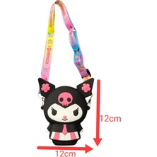 Sanrio Kuromi  Ayarlanabilir Askılı Silikon Çanta