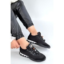 Shoegar Tues Siyah Nubuk Bağcıklı Spor Ayakkabı
