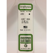 Evergreen 220 0,88*355MM Yuvarlak Cubuk-10 Adet -Beyaz