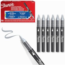 Hype Store Sharpıe Akrilik Markör, Fırça Uç, Açık Gri