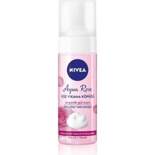 Hype Store Aqua Rose Organik Gül Suyu Içeren Yüz Yıkama Köpüğü 150ML, Nemlendirici, Yüz Temizleyici, Micellar