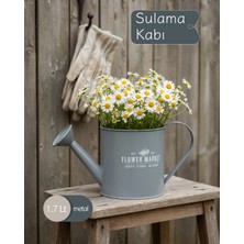 Via Gardenia Sulama Kabı Gri Metal 13*13CM