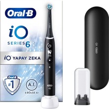 Hepta Collection Oral-B Io - 6 Şarjlı Diş Fırçası, Siyah