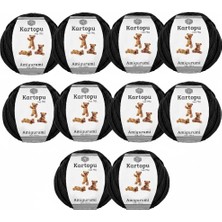 Kartopu Amigurumi Örgü Ipi Siyah K940