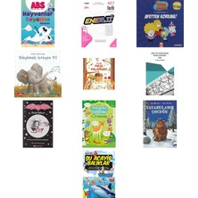 Pinokyo Yayınları Abs 4-6 Yaş Hayvanlar Boyama Kitabım... +9 Eğitim Kitabı