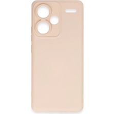 Sh Ticaret Newface Redmi Note 13 Kılıf Nano Içi Kadife Silikon - Pudra