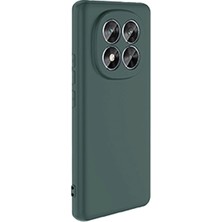 Olinea Newface Redmi Note 14 5g Kılıf Nano Içi Kadife Silikon - Koyu Yeşil