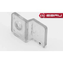 Shoplet Buğz Eco Lounge Ebru Plastik Levha, Cam, Ayna Tırnağı, Tutucu - 500 Adet