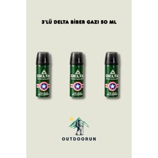 Outdoorun 3'lü Delta Biber Gazı 50ML