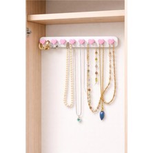 MisterionStudio Kalpli Takı Kanca Yayı Organizer Askılık 9 Bölmeli Askılık (2 Adet)