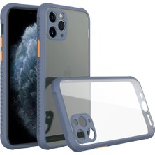 Olinea Newface Iphone 11 Kılıf Miami Şeffaf Silikon - Gri