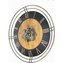 Zepce Design Gold Siyah Mekanizmalı Saat