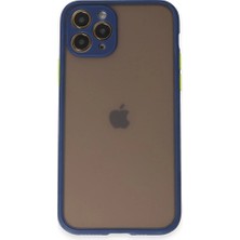iPhone 11 Pro Kılıf Montreal Silikon Kapak - LACIVERT-(5796) - EMTHBA7844-9020