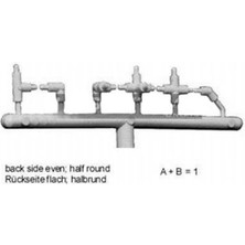 Schulcz 174300 1/100 Ölçek, Boru Başlama (Fittings) Seti -Beyaz -