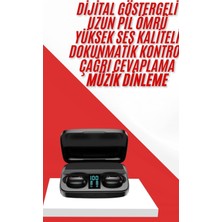 Astraltech Kablosuz Bluetooth Kulaklık Android ve İOS Uyumlu Led Göstergeli Powerbankli