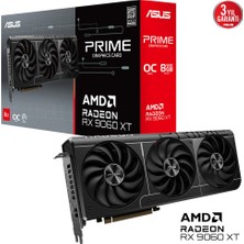 Binbir Göz Bilgisayar Asus PRIME-RX9060XT-O8G Amd Radeon RX9060XT 8gb Gddr6 128BIT 1xhdmı 2xdp Ekran Kartı