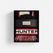 Hunter Dunbar Unisex Siyah Atkı & Bere Seti Unisex Siyah Atkı & Bere Seti Hxru0048251-Hb