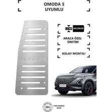 A&G Tuning Omoda 5 Ayak Dinlendirme Pedalı Krom Ayak Dayama Pedalı