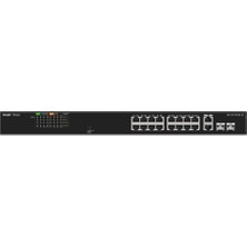 Binbir Göz Bilgisayar Ruıjıe Reyee RG-ES118FGS-LP 16 Port 10/100 16 Port Poe 2 x Combo Uplınk 120W Yonetılemez Rack Mount Swıtch