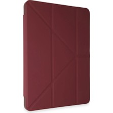 Magicool Huawei Honor Pad 9 Kılıf Kalemlikli Mars Tablet Kılıfı - Mürdüm