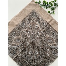 Zambak Büyük Şebnem Desen Pamuk Eşarp