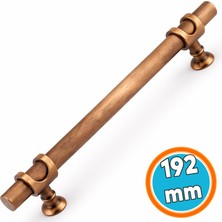 Nzb Mobilya Çekmece Dolap Kapak Kulpu Paslanmaz Dayanıklı Tasarım Kulpları 192 mm Soft Antik Metal