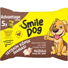 Smile 85 gr 5'li Pouch Köpek Maması Yetişkin Kuzulu *1'li
