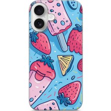 Lelia iPhone 17 Uyumlu Baskılı Şeffaf Telefon Kılıfı | Koleksiyon: Snacktoon Delight