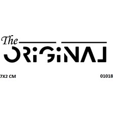 Airbrush Tattoo Original Yazı Sembolü Yapışkanlı Stencil Süsleme ve Boyama Kalıbı