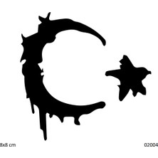 Airbrush Tattoo Akışkan Bayrak Yapışkanlı Stencil Süsleme ve Boyama Kalıbı