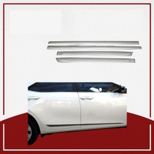 Universal Toyota Uyumlu Corolla 2014-2018 Yan Kapı Çıtası Paslanmaz Çelik