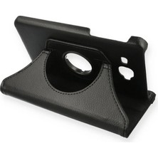 Magicool Samsung Galaxy T280 Tab A 7 Kılıf 360 Tablet Deri Kılıf - Siyah