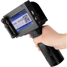 Powermaster PM-10878 4.3'' Dokunmatik Ekranlı Endüstriyel Portatif Mürekkep Yazıcı - Yönetilemez, 1 Port