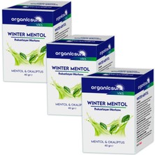 Braventa Collection Winter Mentol Buharlaşan Merhem Viks Vikis Mentol ve Okaliptus 40 gr x 3 Adet