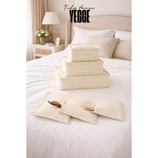 6'lı Valiz Içi Düzenleyici Hurç Seti – Seyahat Çantası Organizer – Fermuarlı Bavul Düzenleme Seti