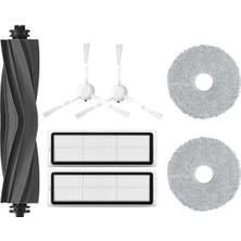 Hype Store L10 L10S Ultra Uyumlu Yedek Kauçuk Fırça Hepa Mop Seti-7 Parça