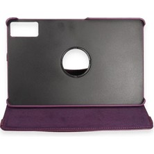 Magicool Huawei Honor Pad 10 12.1 Kılıf 360 Tablet Deri Kılıf - Mürdüm