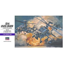 Hasegawa E6 536 1/72 Ölçek, Ah-64 Apache Longbow, Askeri Helikopter Plastik Model Kiti