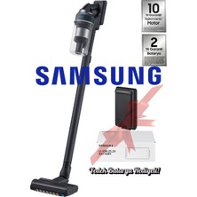 Samsung Jet 85 Şarjlı Dikey Süpürge, 210W Emiş Gücü, 10 Yıl Motor Garanti, Yedek Batarya Hediyeli VS20C8524TB/TR
