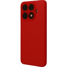 Olinea Newface Mi 15T Nano Içi Kadife Silikon - Kırmızı