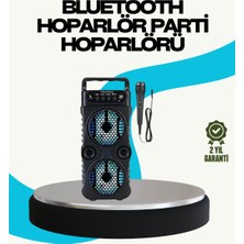 Epilons LED Işıklı Kablosuz Hoparlör – Bluetooth, Fm Radyolu, Taşınabilir Şarjlı