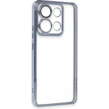 Starseven Newface Poco X6 Kılıf Lensli Silikon - Açık