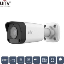 Binbir Göz Bilgisayar Unıvıew IPC2122LB-ASF28K-A 2mp 2.8mm 30MT H265+ IP67 Dahili Ses Ir Bullet Ip Kamera