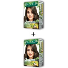 ModaSize 2x2 Tüp Krem Saç Boyası Seti Yoğun Küllü Kumral No:7.11