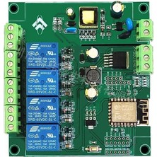 Voltaj ESP8266 Wıfı 4 Kanal Röle Kartı
